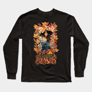 autumn blessings Long Sleeve T-Shirt